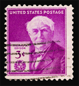 Thomas Edison stamp